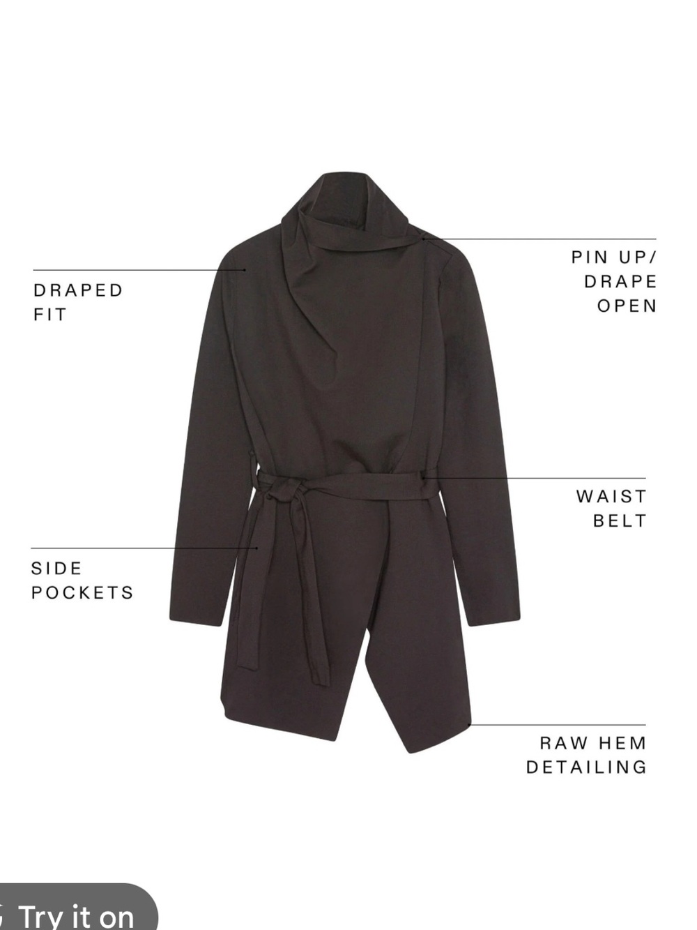 The Forever Jacket by the designer clothing brand Ruti small